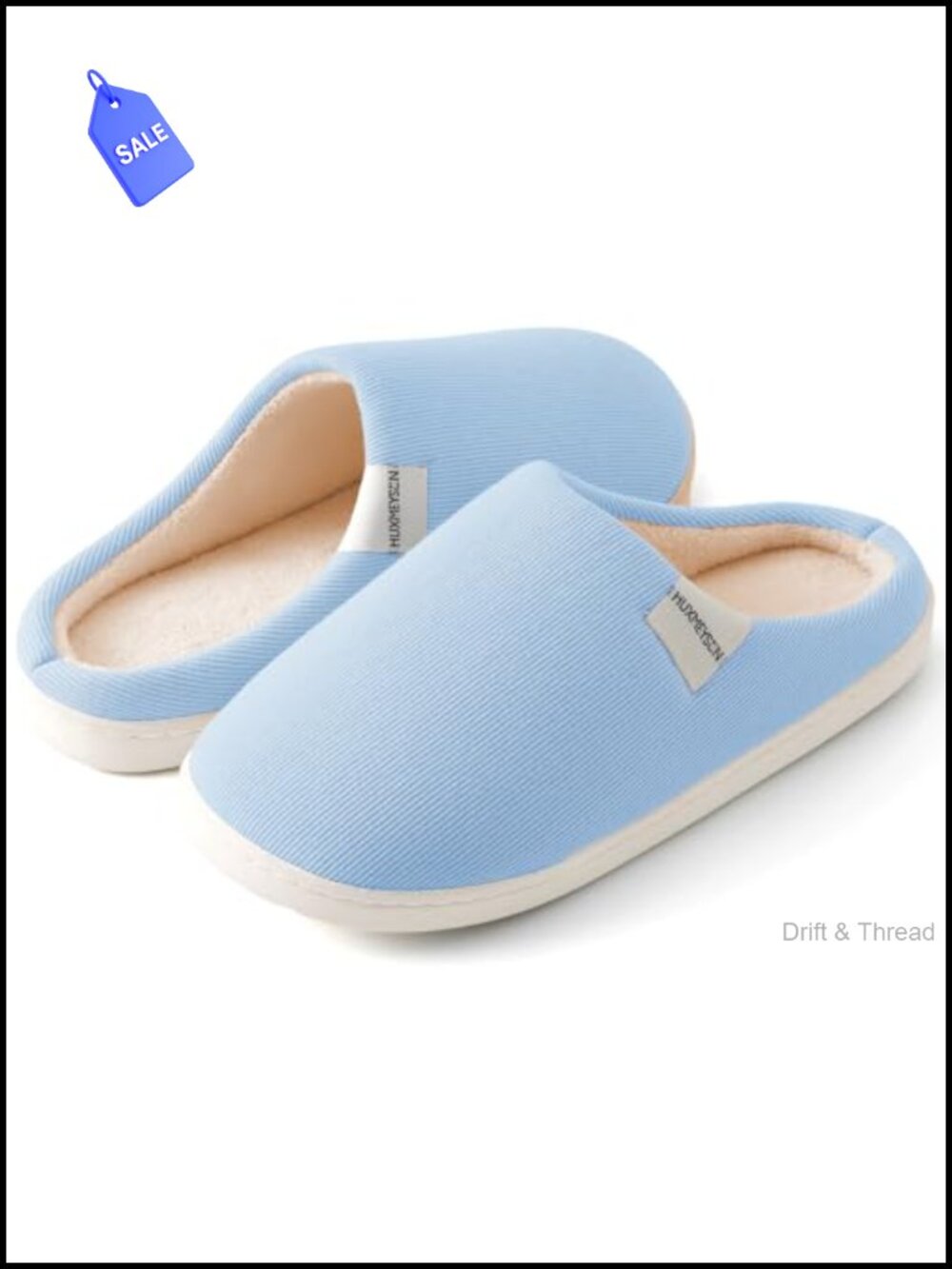 Women's Cozy Memory Foam Slippers with Anti-Slip Rubber Sole